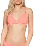O'Neill Damen PW Baay Mix Bikini Top, Gelb (Neon Peach), 42