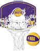 Wilson Mini-Basketballkorb NBA TEAM MINI HOOP, LOS ANGELES LAKERS, Kunststoff
