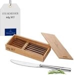Villeroy und Boch Piemont Pizza-undSteakmesser Set 6tlg, 13/0 Edelstahl, 28 x...