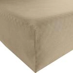 Bassetti Spannbettlaken Uni 4A/498 Taupe Baumwolle/Elastan, Ma&szlig;e: 140cm x 200cm,