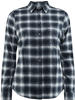 Fjallraven Damen Long Sleeved T-Shirt Övik Flannel Shirt W, Dark Navy, L, 89833