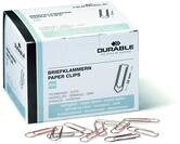 Durable Briefklammern 32 mm, 1000 St&uuml;ck, verkupfert, 120924 | Spitze...