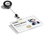 Durable Namensschild (f&uuml;r Betriebs-Ausweise, 54 x 90 mm) Packung &agrave; 10 St&uuml;ck,
