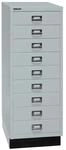 BISLEY MultiDrawer, 39er Serie mit Sockel, DIN A3, 9 Schubladen, Stahl, 645