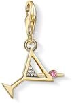 THOMAS SABO Charm-Anh&auml;nger 925er Sterlingsilber; 750er Gelbgold Vergoldung