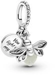 Pandora Charm Anh&auml;nger Silber "Glow in the Dark- Gl&uuml;hw&uuml;rmchen" 799352C01