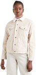 Levi's Damen Ex-Boyfriend Sherpa Trucker Jacke, Pebble Cement, XS