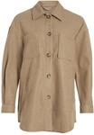 Vila Female Jacke Female Damen Oversize Hemdjacke VIKIMMI mit Knopfleiste &ndash; Leichte