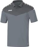 JAKO Damen Poloshirt Champ 2.0, Steingrau/Anthra Light, 40