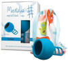 Merula Cup mermaid (blau) - One size Menstruationstasse aus medizinischem...
