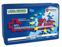 LEINA-WERKE REF 10102 Leina Kfz-Verbandkasten Euro, Inhalt DIN 13164, blau