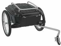 M-Wave Stalwart Carry Box Gepäckanhänger mit Hartschalenbox, Fahrradanhänger,