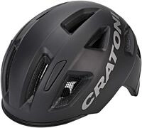 Cratoni Unisex &ndash; Erwachsene C-Pure (City) Fahrradhelm, Schwarz, One Size