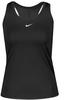 Nike Women's W Nk One Df Slim Tank T-Shirt, Black/White, L
