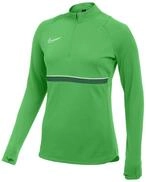 Nike Damen Women's Academy 21 Drill Top, LT Green Spark/White/Pine Green/White,