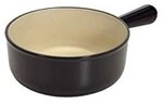 Le Creuset Caquelon aus Gusseisen, 18 cm, 1,4 Liter, Schwarz matt, 20007180002460