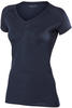 FALKE Damen Silk Wool W S/S SH Baselayer-Shirt, Blau (Space Blue 6116), L