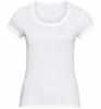 Odlo Damen Active F-dry Light Eco_141161 Funktionsunterwäsche Kurzarm Shirt, Weiß,