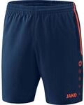 JAKO Herren Shorts Competition 2.0, Navy/Flame, XL