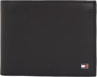 Tommy Hilfiger Herren Geldbeutel Eton Trifold mit M&uuml;nzfach, Schwarz (Black),