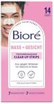 Biore Tiefenreinigende Clear-up Strips - 1 x 14 St&uuml;ck - Gesicht (7 Strips) und Nase