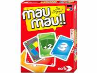 Noris 606264441 - Mau Mau, das weltbekannte Kartenspiel mit einem originellen...