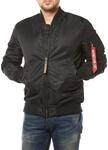 Alpha Industries Herren Alpha Industries Ma-1 Vf 59 Long Bomberjacke f&uuml;r Herren