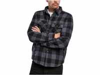 Brandit Lumberjacket, Black-Grey, Größe L