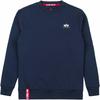 Alpha Industries Basic Sweater Small Logo Sweatshirt für Herren New Navy