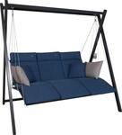 ANGERER Hollywoodschaukel Relax Smart blau