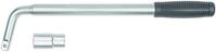 KS Tools 518.1128 Teleskop-Stecknuss-Radmutternschl&uuml;ssel,17mm