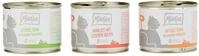 MjAMjAM - Premium Nassfutter f&uuml;r Katzen - Mixpaket I - Huhn, Rind, Herzen, 6er...