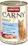 Carny Katzen Nassfutter Mix Huhn + Lachs (6 x 400g), Katzen Nassfutter ohne Getreide Carny Katzen Nassfutter Mix Huhn + Lachs (6 x 400g), Katzen Nassfutter ohne Getreide