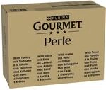 Gourmet Perle Erlesene Streifen in Gelee, Katzenfutter nass, Sorten-Mix, 96er...