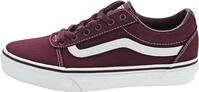 Vans Ward Canvas, Unisex-Kinder Sneaker, Rot ((Canvas) Port Royale/White 8j7)