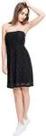 Urban Classics Damen Cocktail Kleid Ladies Laces Dress, Knielang, Gr. 40