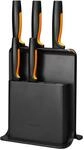 Fiskars Design-Messerblock mit 5 Messern, Functional Form, Inklusive Gem&uuml;semesser,