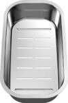 BLANCO Multifunktionsschale aus Edelstahl | 361 x 201 mm | Passend zur AXIS III...
