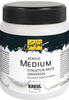 KREUL 85905 - Solo Goya Acrylic Medium, 250 ml Dose, weiß, Strukturpaste...