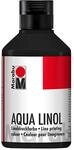 Marabu 15100013073 - Linoldruckfarbe auf Wasserbasis, wischfest, Schwarz, 250 ml,