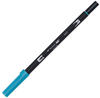 Tombow ABT-443 Fasermaler Dual Brush Pen mit zwei Spitzen, turquoise, 1 Stück...