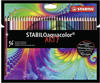 Aquarell-Buntstift - STABILO aquacolor - ARTY - 36er Pack - mit 36 verschiedenen