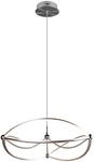 Trio Leuchten LED Pendelleuchte Charivari 321210107, Metall Nickel matt, inkl....