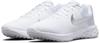 Nike Damen Revolution 6 Nn Laufschuh, White/Metallic Silver-Pure Pla, 40 EU
