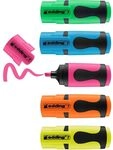 edding Mini Textmarker - Neon-Farben - 5 highlighter pens - Keilspitze 1-3 mm -