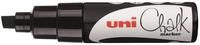 Uni-Ball - Fenster- & Kreidemarker UNI CHALK PWE-8K Schwarz | Marker mit 8 mm
