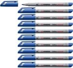STABILO - Folienstift - OHPen universal - wasserl&ouml;slich medium - 10er Pack - blau