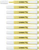 Textmarker - STABILO swing cool Pastel - 10er Pack - pudriges Gelb