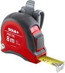 SOLA PRO-TM - Bandma&szlig; 8m / 25mm - robustes Profi-Rollbandma&szlig; mit G&uuml;rtelclip -