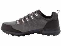Jack Wolfskin Herren Refugio Texapore Low M Walking-Schuhe, Grey / Black, 42 EU